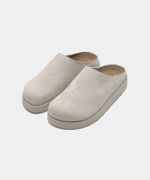 Унисекс мюли 6FT BOTO BASIC из искусственной кожи бежевые — фото 3