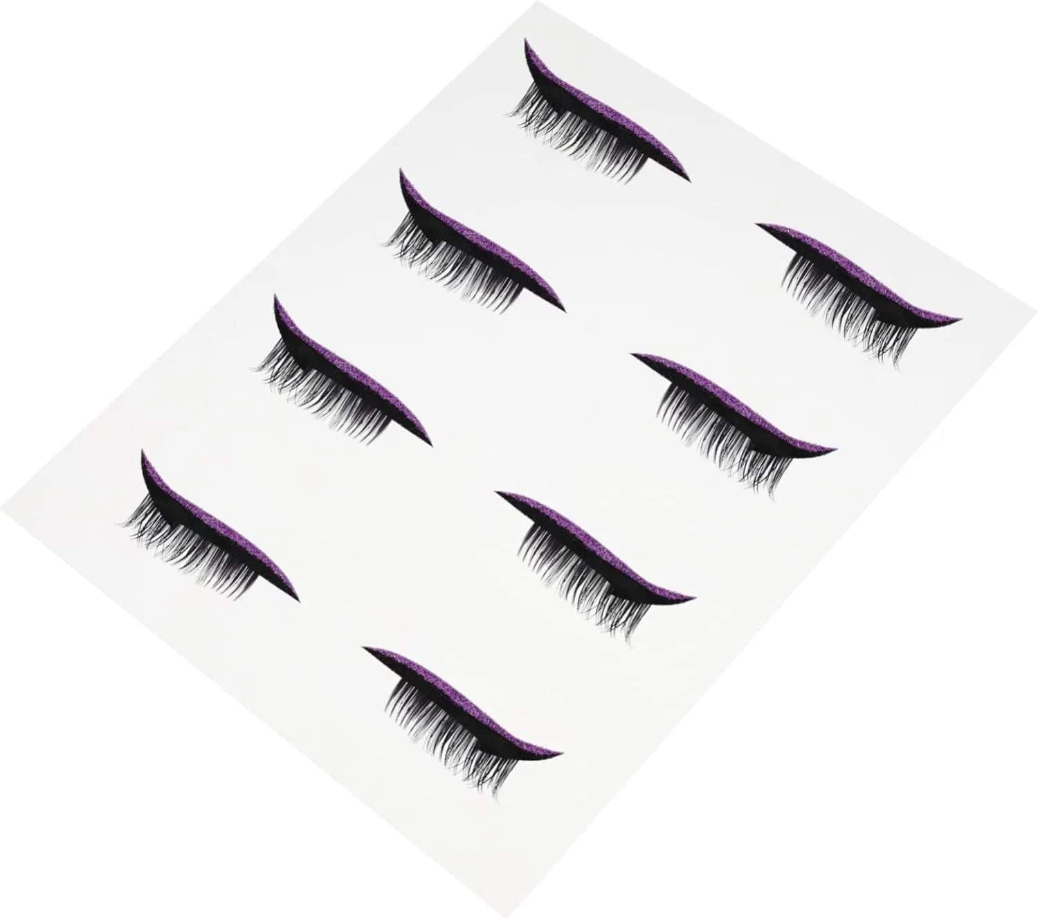 Наклейки для подводки глаз Beaupretty, 4 пары, фиолетовые