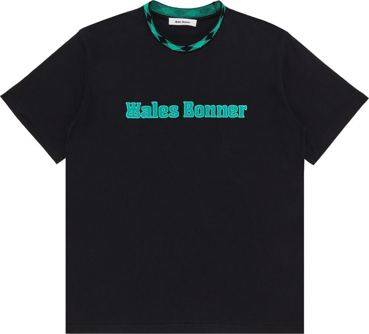 

Футболка Wales Bonner Original 'Black', черный