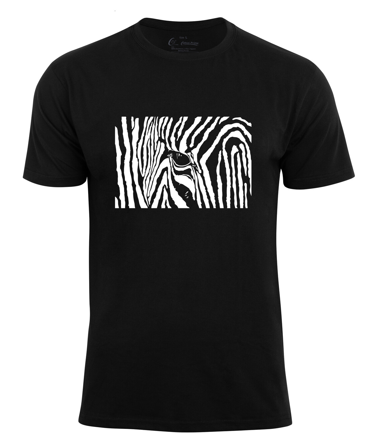 

Футболка Cotton Prime Black & White Zebra Eye, черный