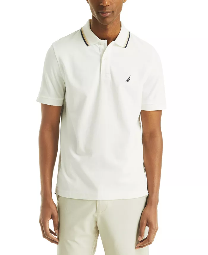 

Мужская поло с фактурным воротником Nautica, синий