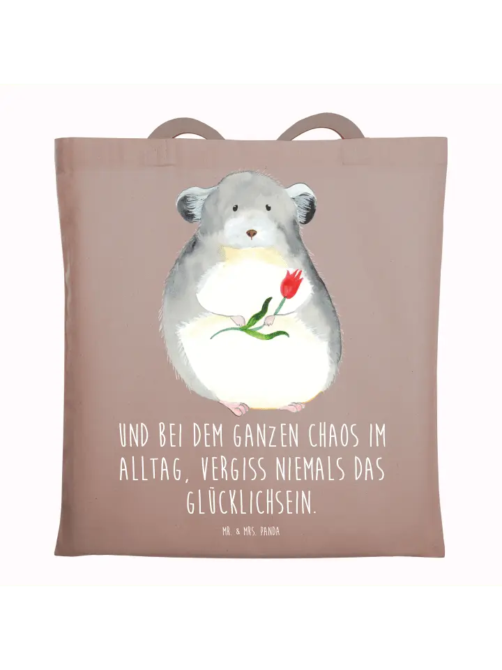 

Сумка для переноски Mr & Mrs Panda Chinchilla Blume, пастельно-коричневый