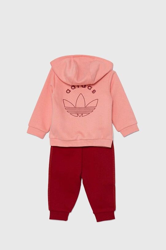 Детский спортивный костюм HOODIE SET adidas Originals, розовый — фото 2