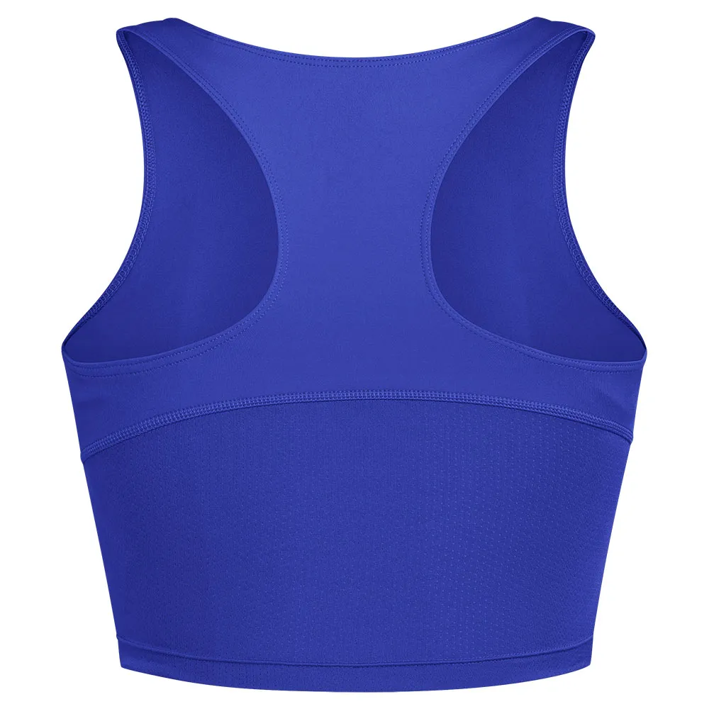 Спортивный топ adidas Adizero Essentials Crop, синий — фото 3