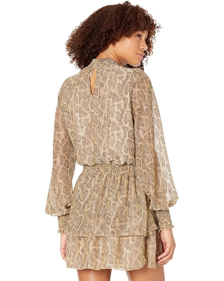 

Платье Show Me Your Mumu Russo Ruffle Dress, цвет Glitter Python