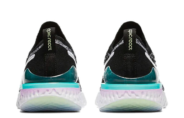 Кроссовки epic react flyknit 2 Nike, черный — фото 4