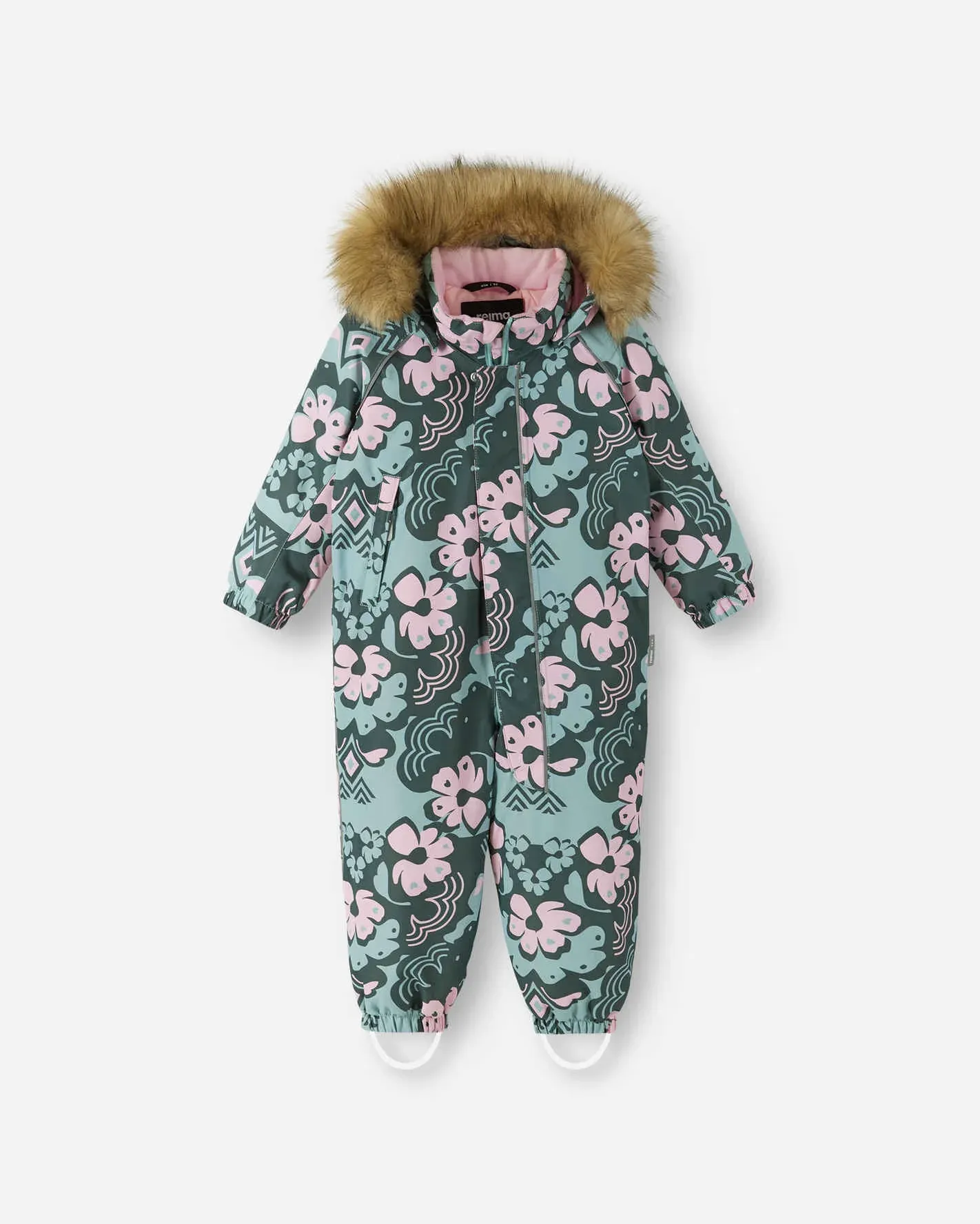 

Водонепроницаемый зимний комбинезон для малышей Lappi Reima, цвет Cool Green