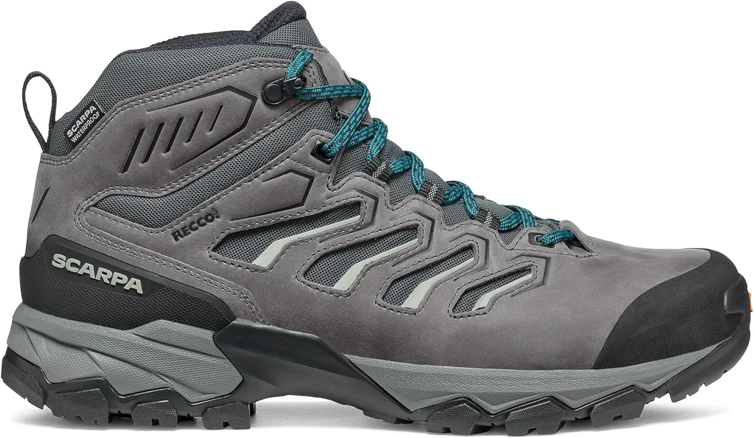 Мужские водонепроницаемые дышащие ботинки SCARPA Moraine Mid WP для пеших походов и треккинга — фото 4
