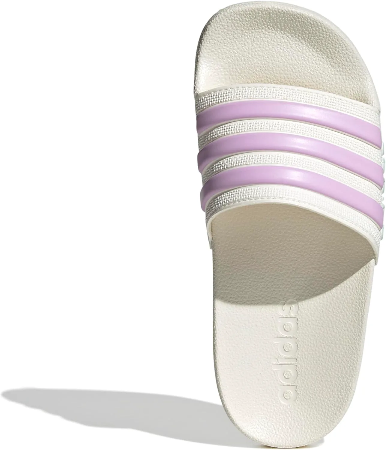 Шлепанцы для душа Adidas Kids Adilette, кремовый/сиреневый/мятный — фото 3