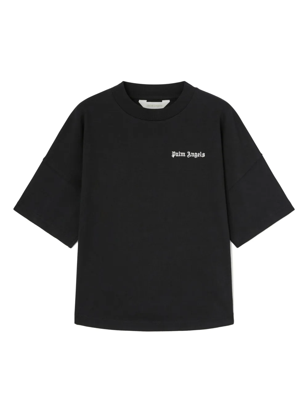 

Футболка с принтом Palm Angels Kids, черный