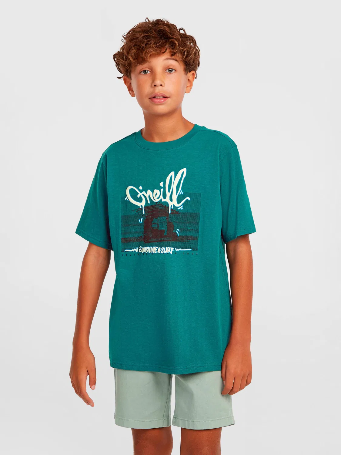 Футболка 'Slub' O'Neill, Dark Green — фото 3