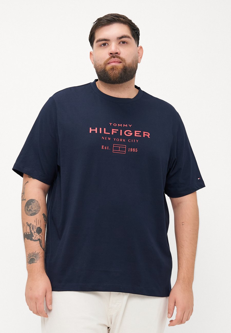 

Футболка Tommy Hilfiger STACK GRAPHIC TEE, Desert Sky/Dark Blue