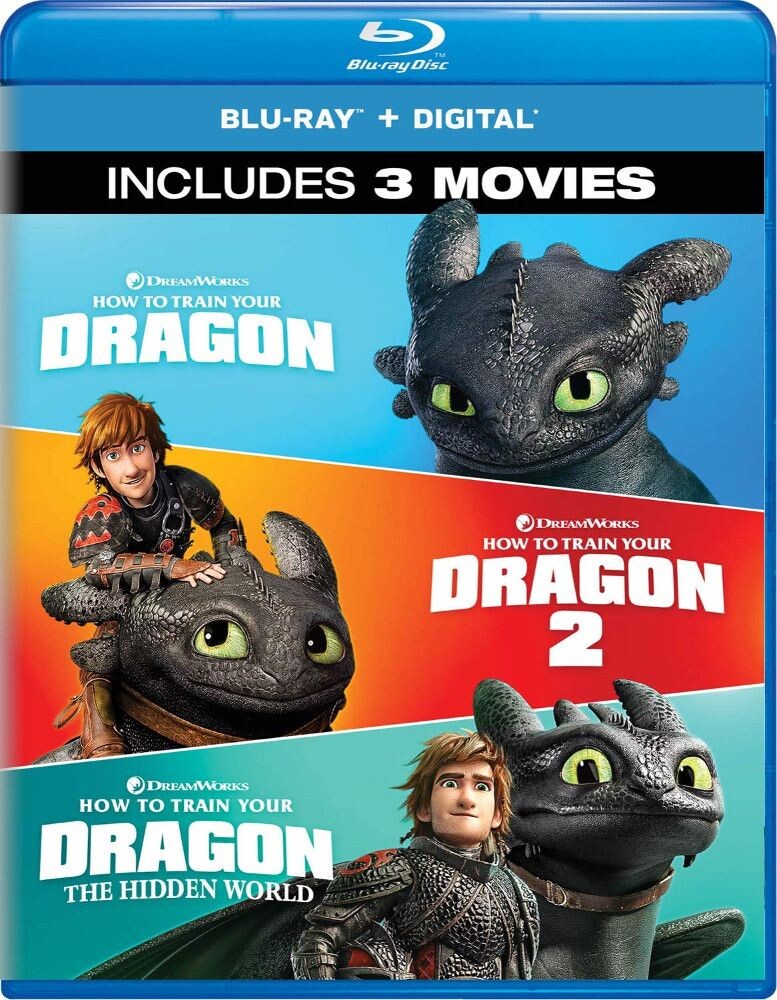 

Диск Blu-ray How To Train Your Dragon: 3-Mo