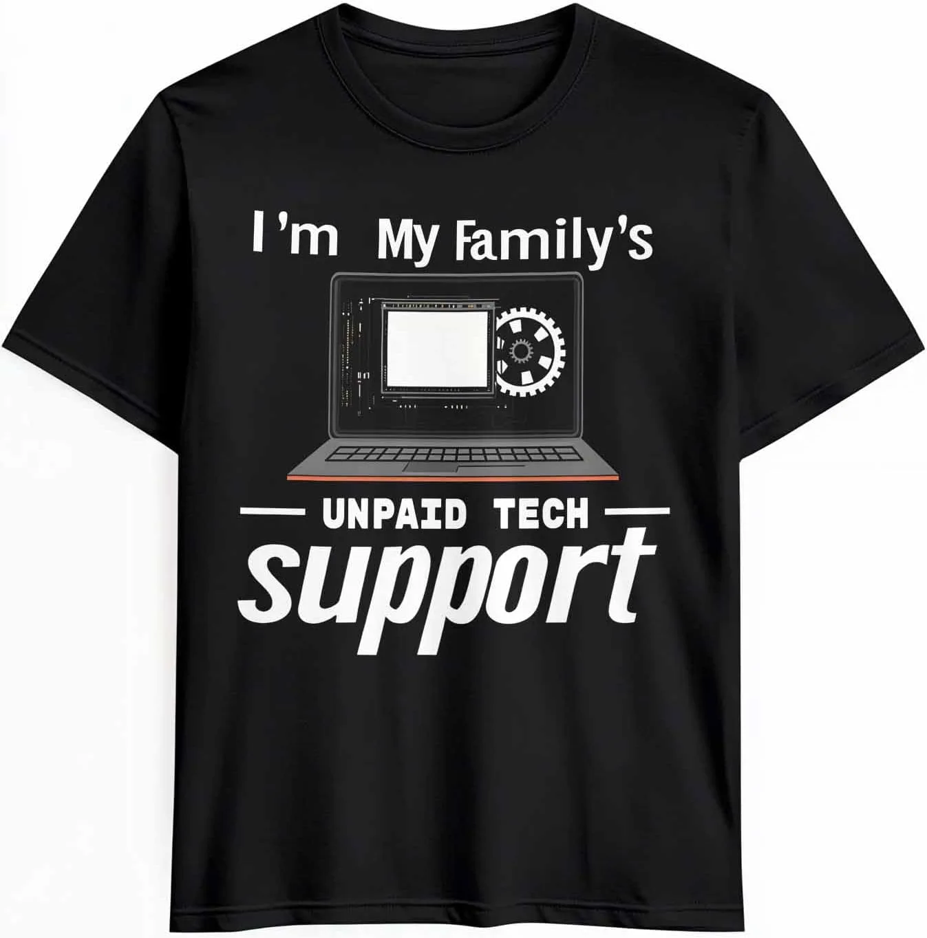 

Футболка мужская с принтом i'm my family's support, компьютерная графика, хлопок CosyBright