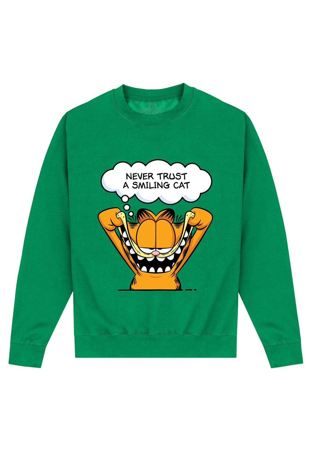 

Толстовка GARFIELD SMILING CAT Henry Tiger, зеленый