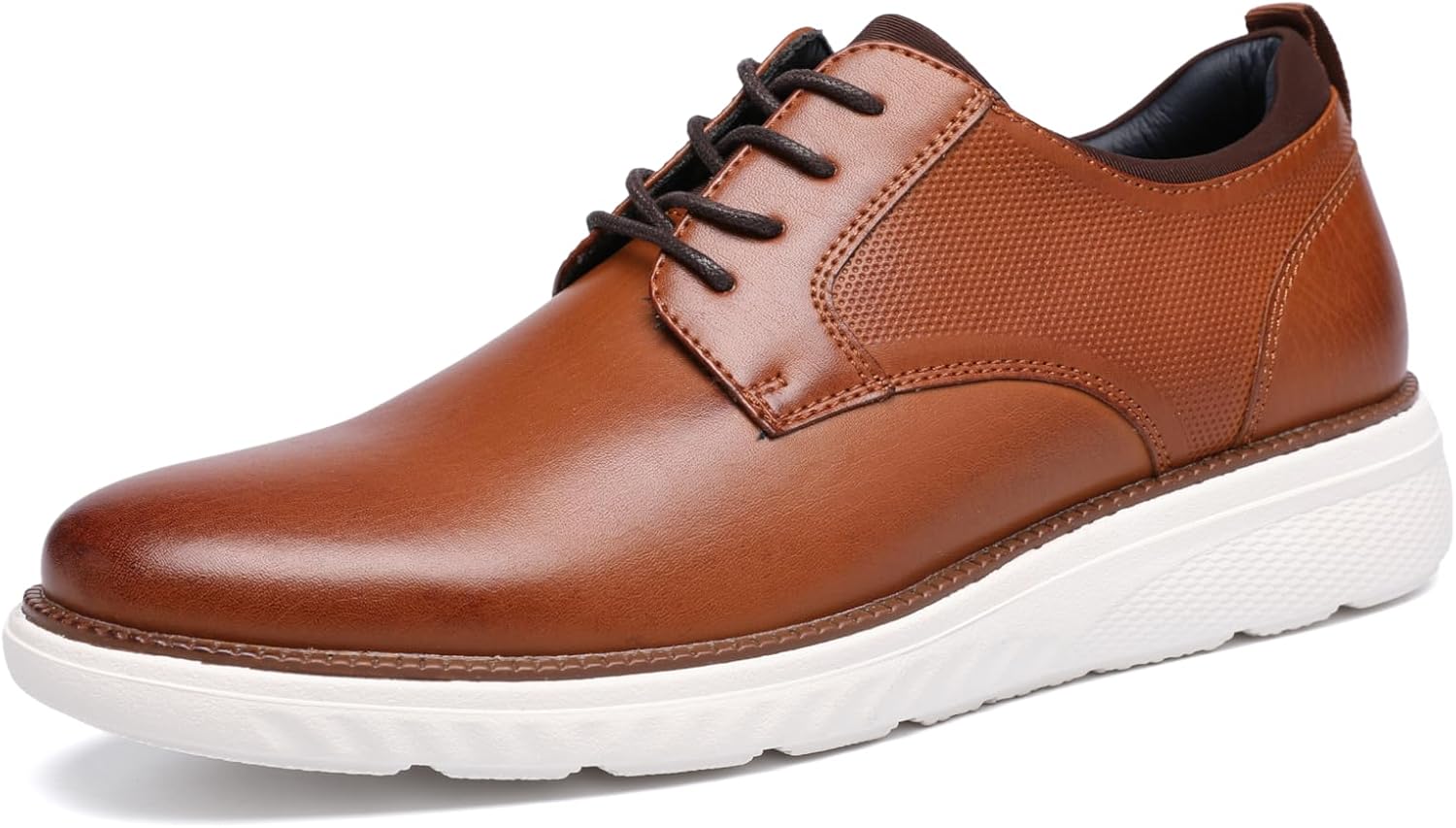 

Мужские классические повседневные оксфорды DECARSDZ на шнуровке для свадьбы, коричневый