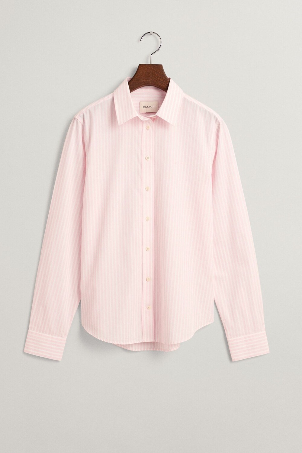 

Рубашка Gant из поплина в полоску GANT, розовый