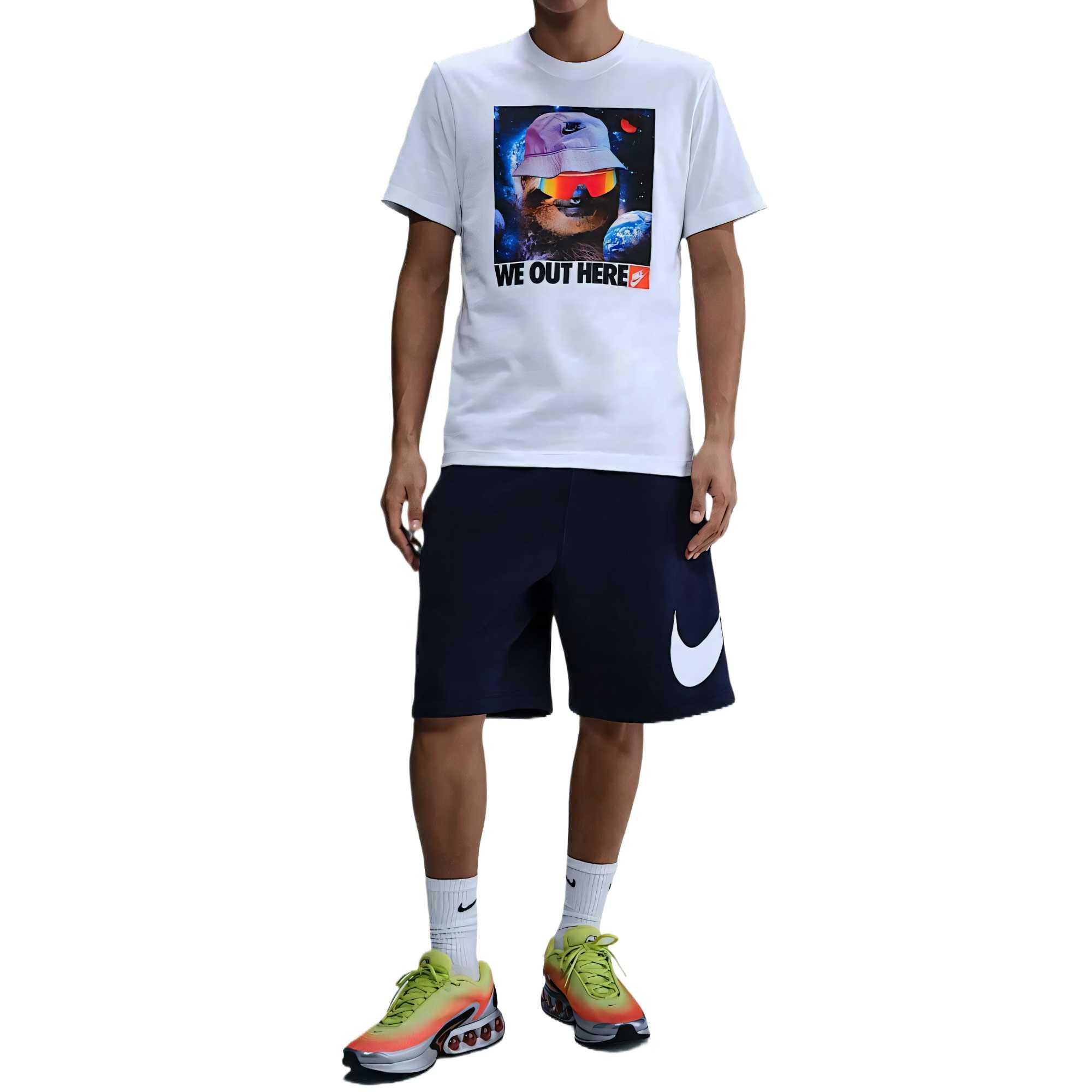 Nike Футболка мужская белая — фото 2
