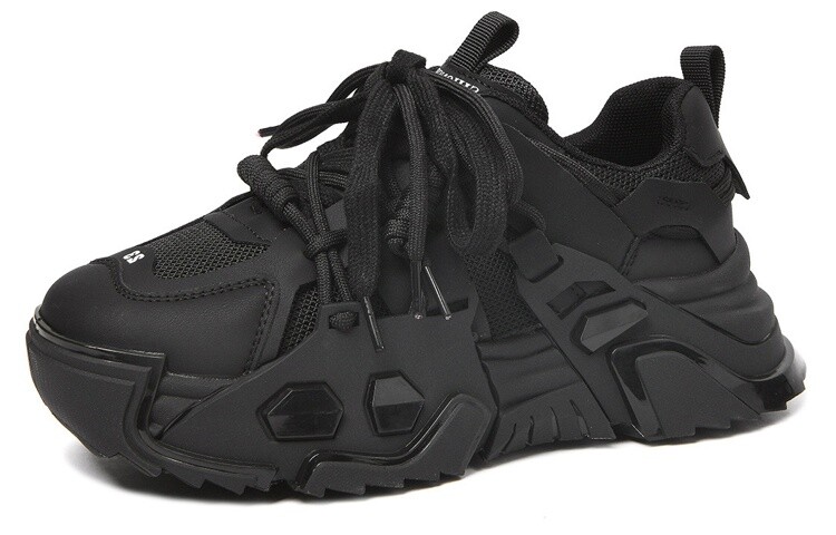 

Кроссовки CAMEIDO Chunky Sneakers Women's Low-top Black, черный