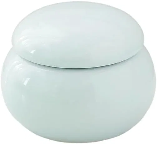 Мини-баночка для косметики HUFFA керамическая 5 мл небесно-голубой