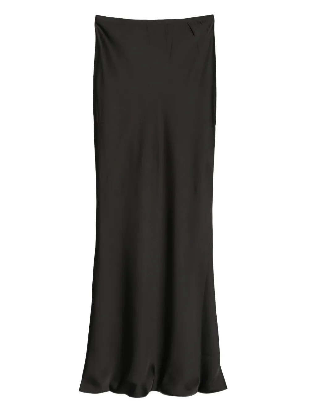 

Атласная юбка миди Norma Kamali, черный