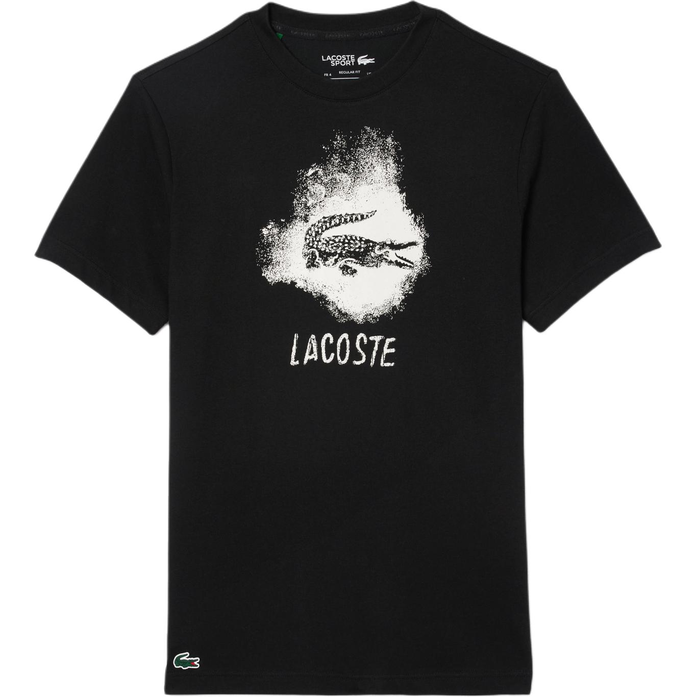 

Ультрасухая футболка Sport Graphic LACOSTE, черный