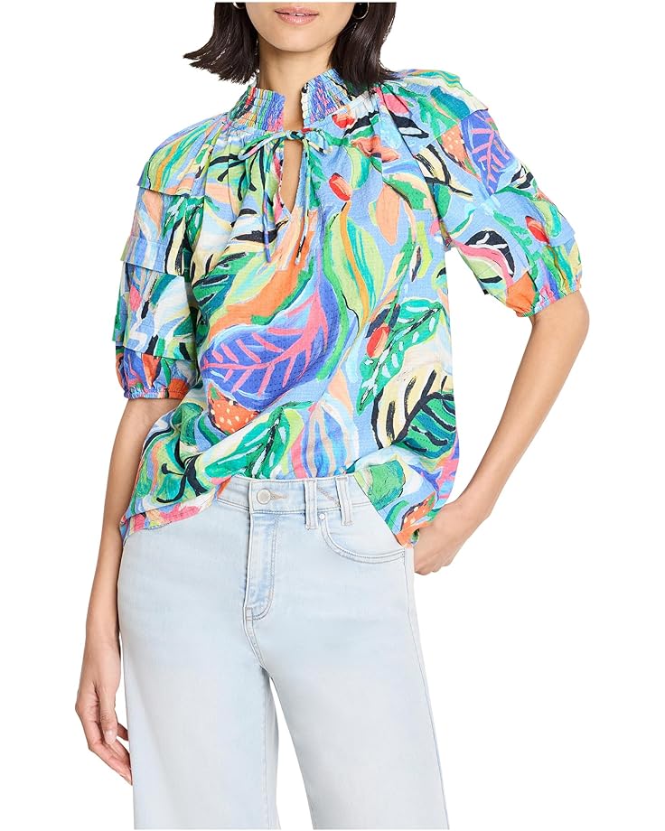 

Топ NIC+ZOE Island Beat Top, синий мульти