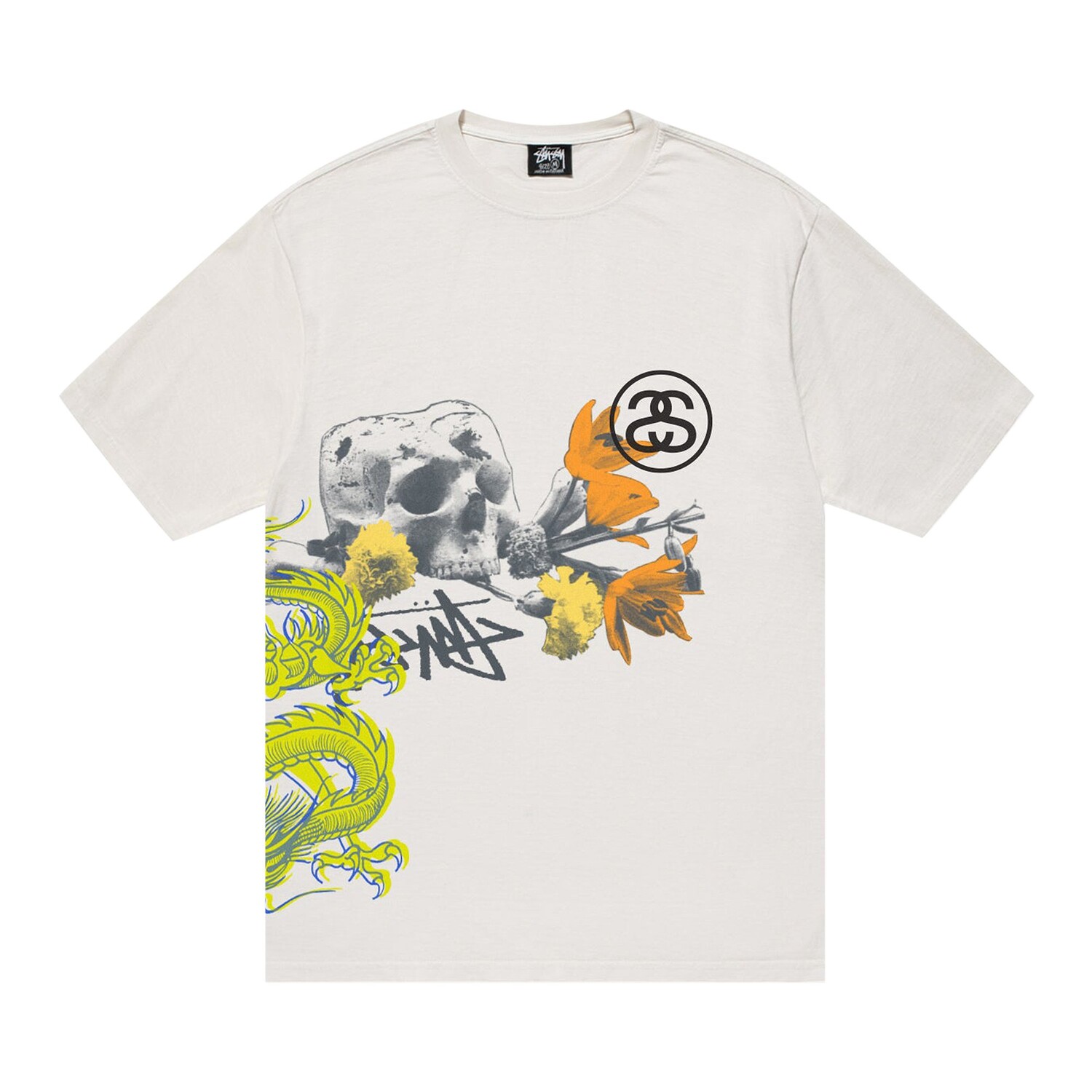 

Футболка Stussy Strike, окрашенная в пигмент, Натуральный