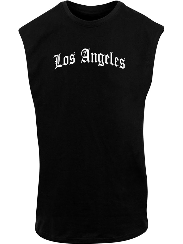 

Футболка Los Angeles Wording Sleeveless Tee Mister Tee, черный