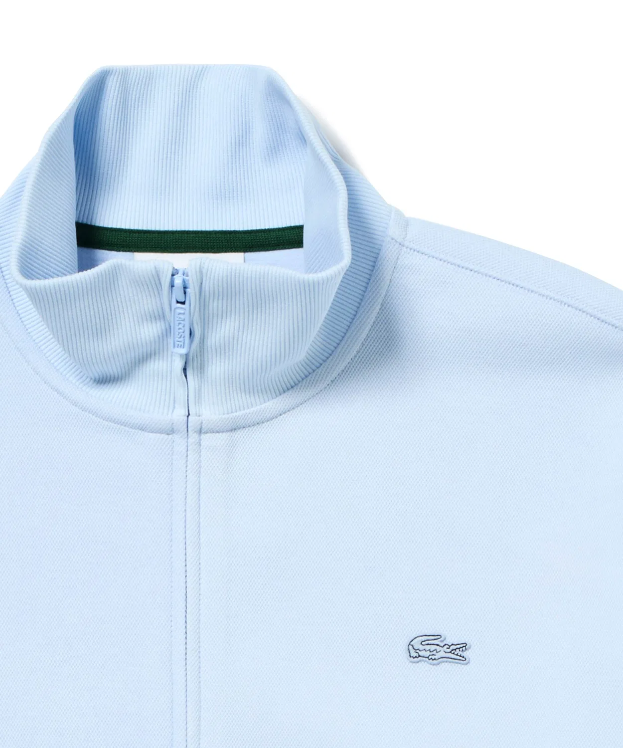 Кардиган Lacoste Джерси с Двойной Молнией, Светло-голубой — фото 3