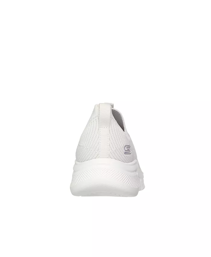 Женские BOBS Sport B Flex - повседневные слипоны от Finish Line Skechers, белый — фото 4