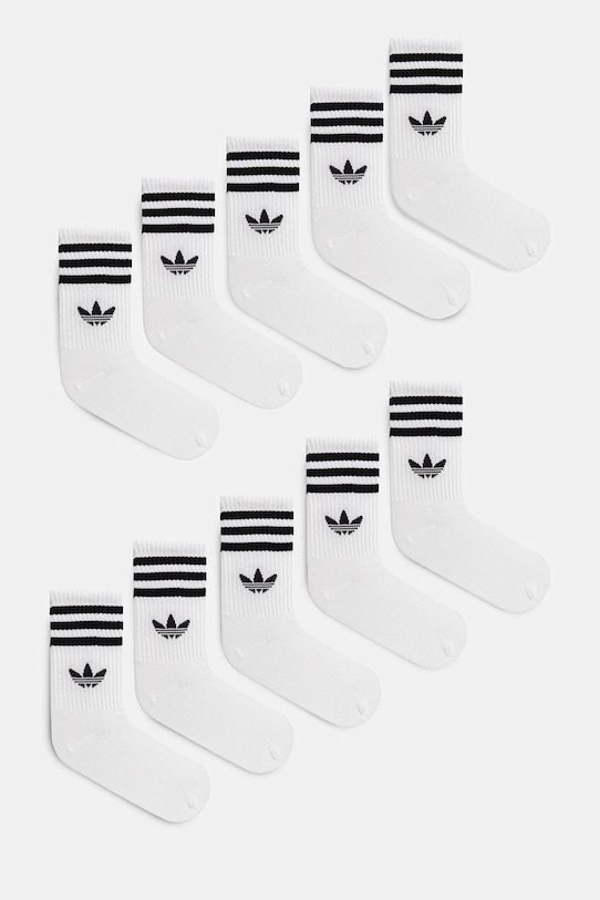 

Носки 3-Stripes 6 пар Adidas Originals, белый