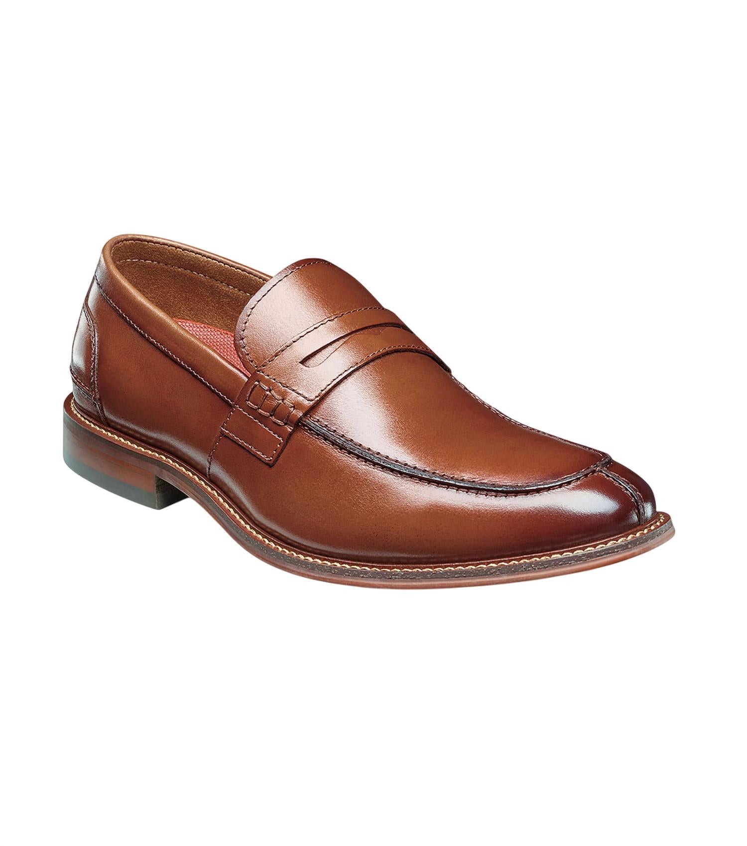 Мужские туфли Marlowe Algonquin Moc Toe Slip On, цвет: коньячный Stacy Adams, Cognac — фото 2