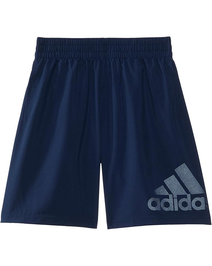 

Шорты adidas Kids Big Logo Woven Short 24(Big Kid), темно-синий