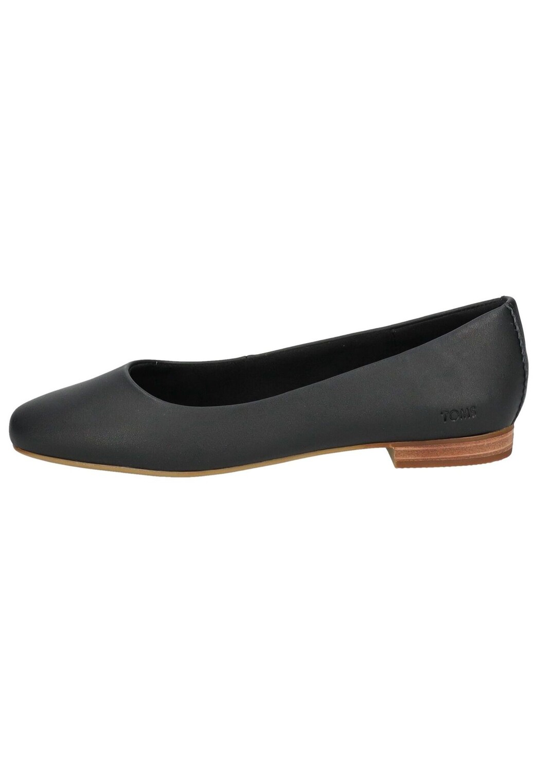 

Кожаные балетки TOMS, черный