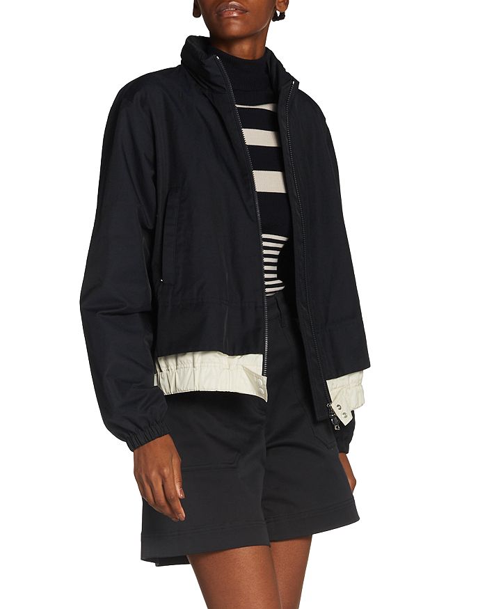 

Куртка Janze Twill Contrast с упаковываемым капюшоном Moncler, синий