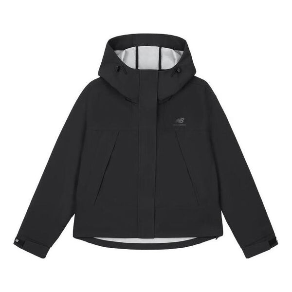 

Куртка короткая куртка с капюшоном New Balance, черный