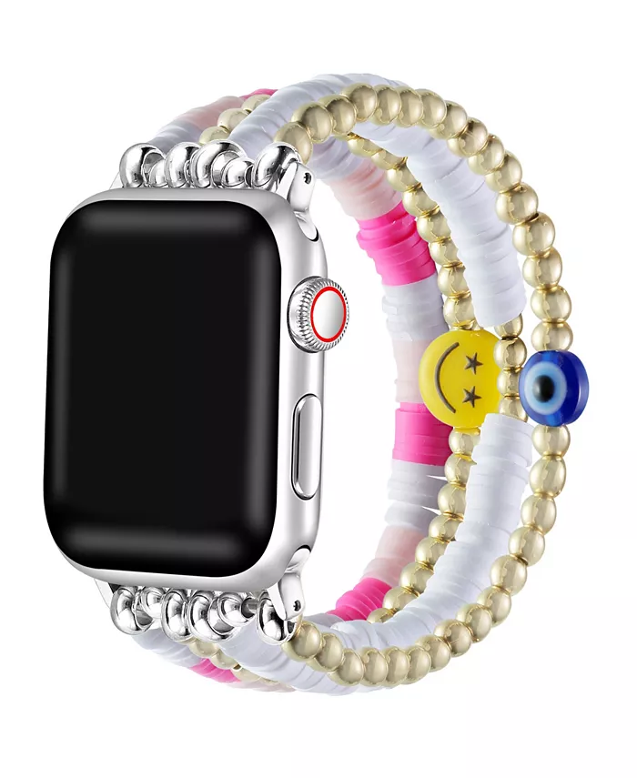 

Лучший браслет с бусинами для Apple Watch 44,45,46,49mm Posh Tech, розовый