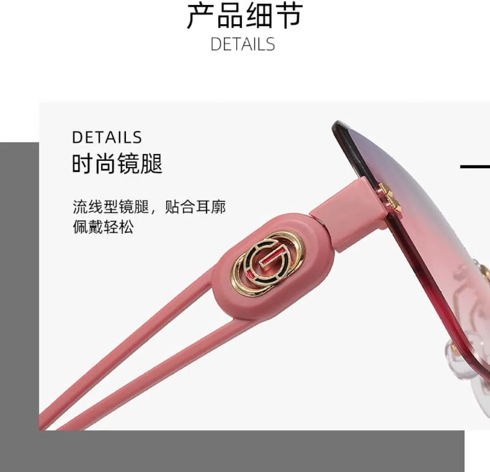 

Большие солнцезащитные очки унисекс в стиле ретро с защитой от УФ-излучения UV400, без оправы, классические очки для водителя и шофера, 2 штуки WNCKSQ, 1