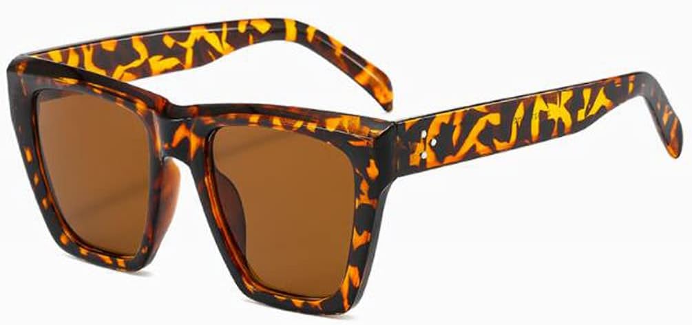 

Солнцезащитные очки «кошачий глаз» с рисунком «рисовый ноготь», желейного цвета, крупной оправы, модные женские солнцезащитные очки с защитой от УФ-излучения (цветок чайного боба) Weloveushop, Tea Bean Flower