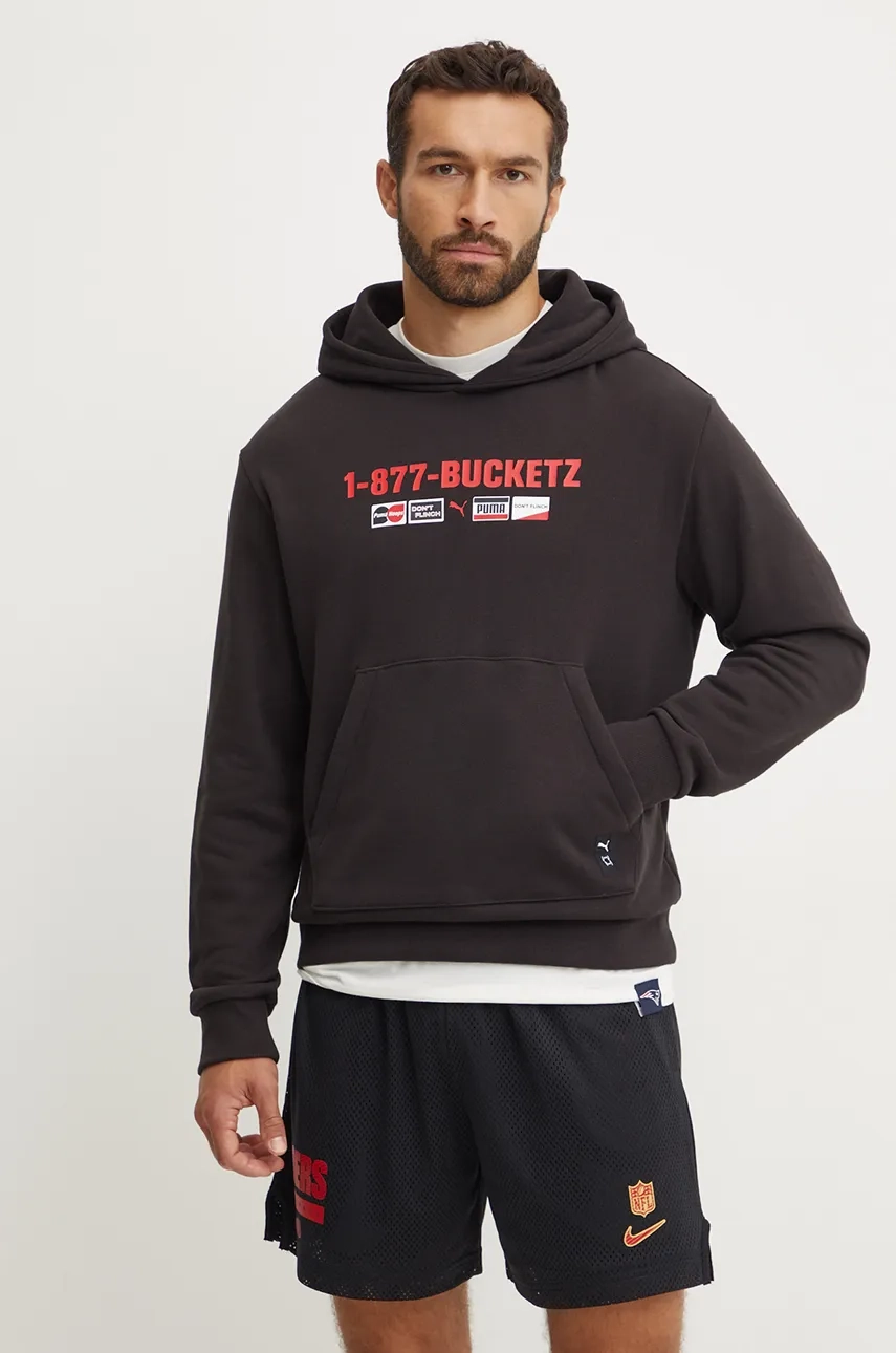 

Хлопковая толстовка Puma, черный