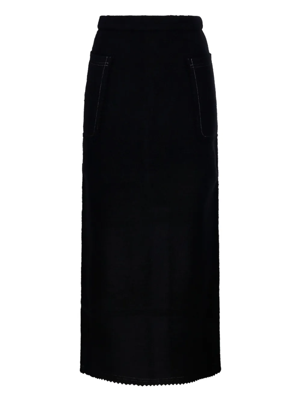 

Трикотажная юбка макси MAX MARA, черный