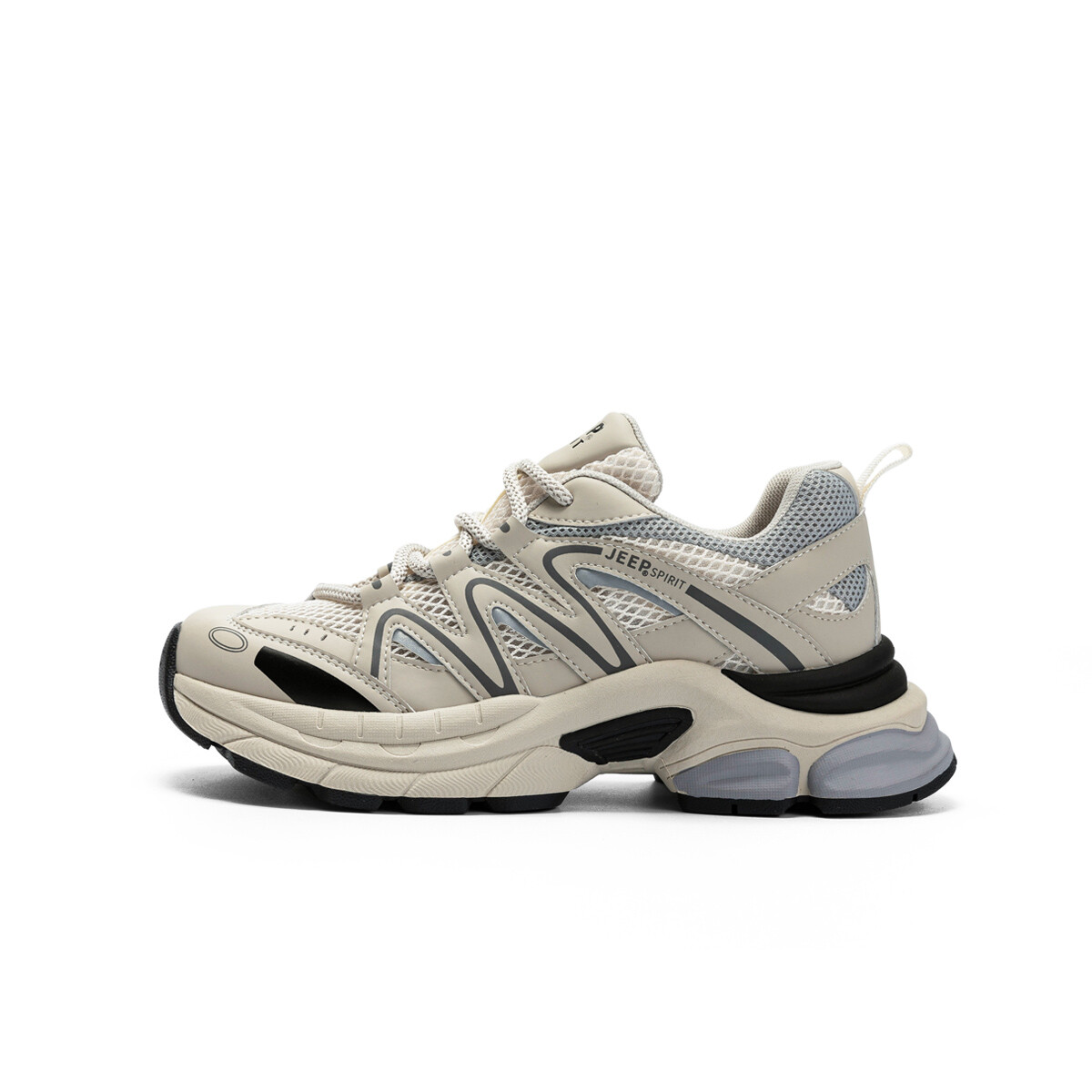 

Кроссовки JEEP SPIRIT Chunky Sneakers Women's Low-top, серый