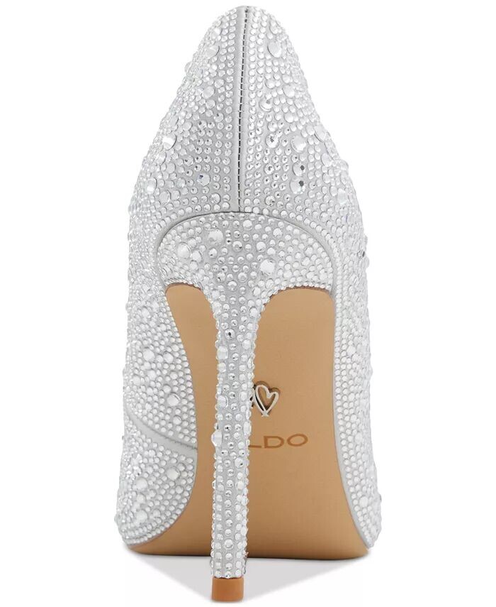 Женские туфли-лодочки Stessy2.0 Slip On ALDO, серебряный — фото 3