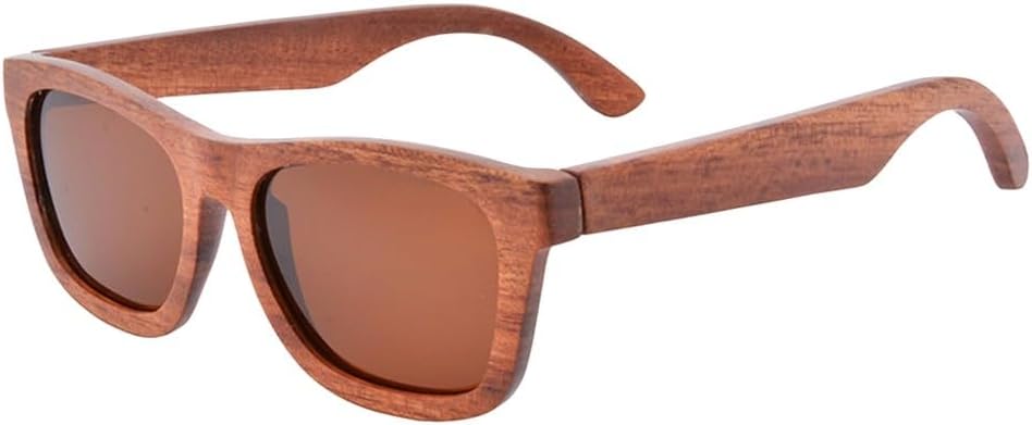 

Женские поляризованные солнцезащитные очки с имитацией дерева, женские солнцезащитные очки для активного отдыха, дизайнерские солнцезащитные очки с имитацией дерева для женщин UJNHGQ, C3 Red Pear Brown