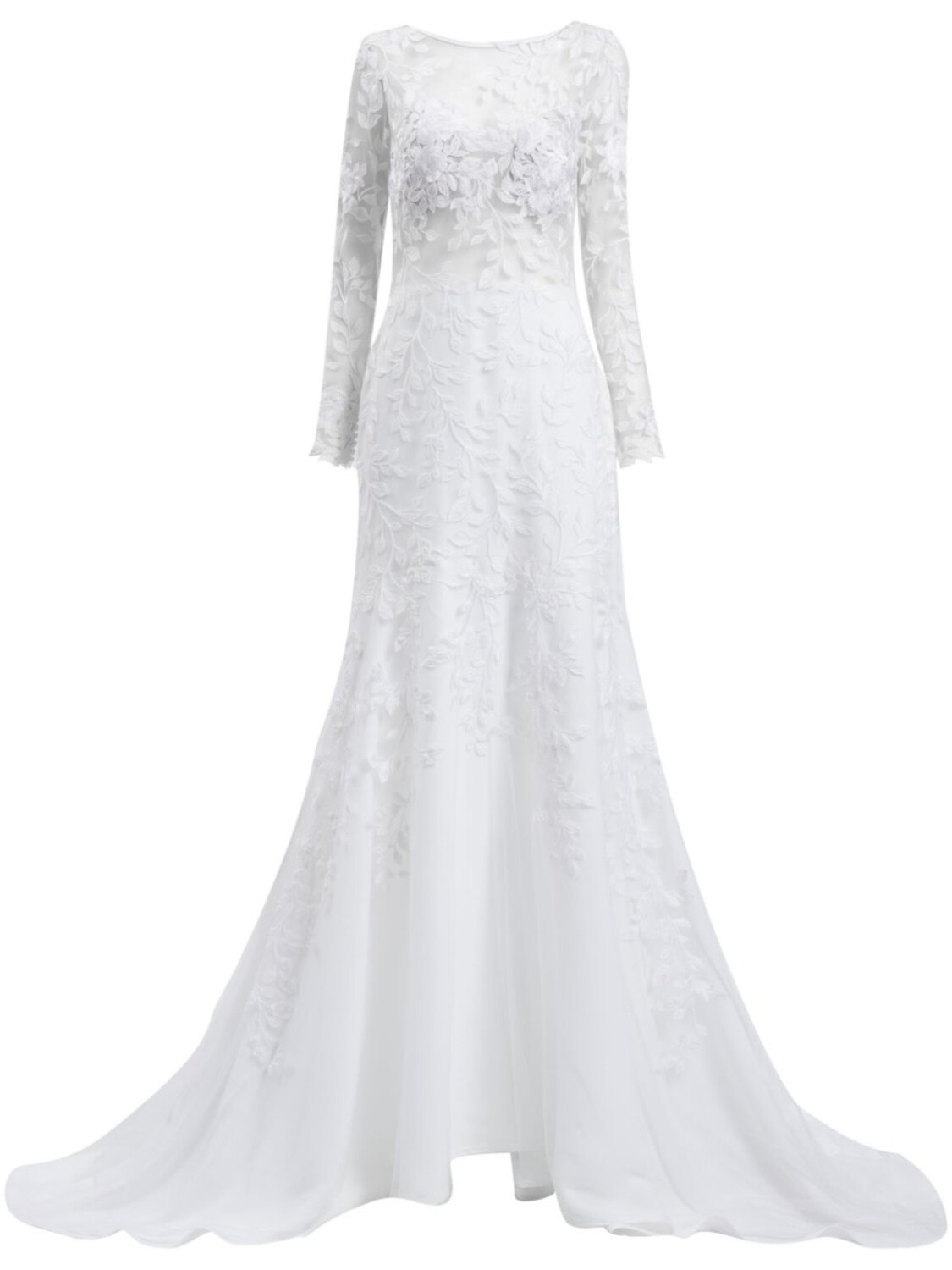 

Вечернее платье Holden с вышивкой Tadashi Shoji, белый