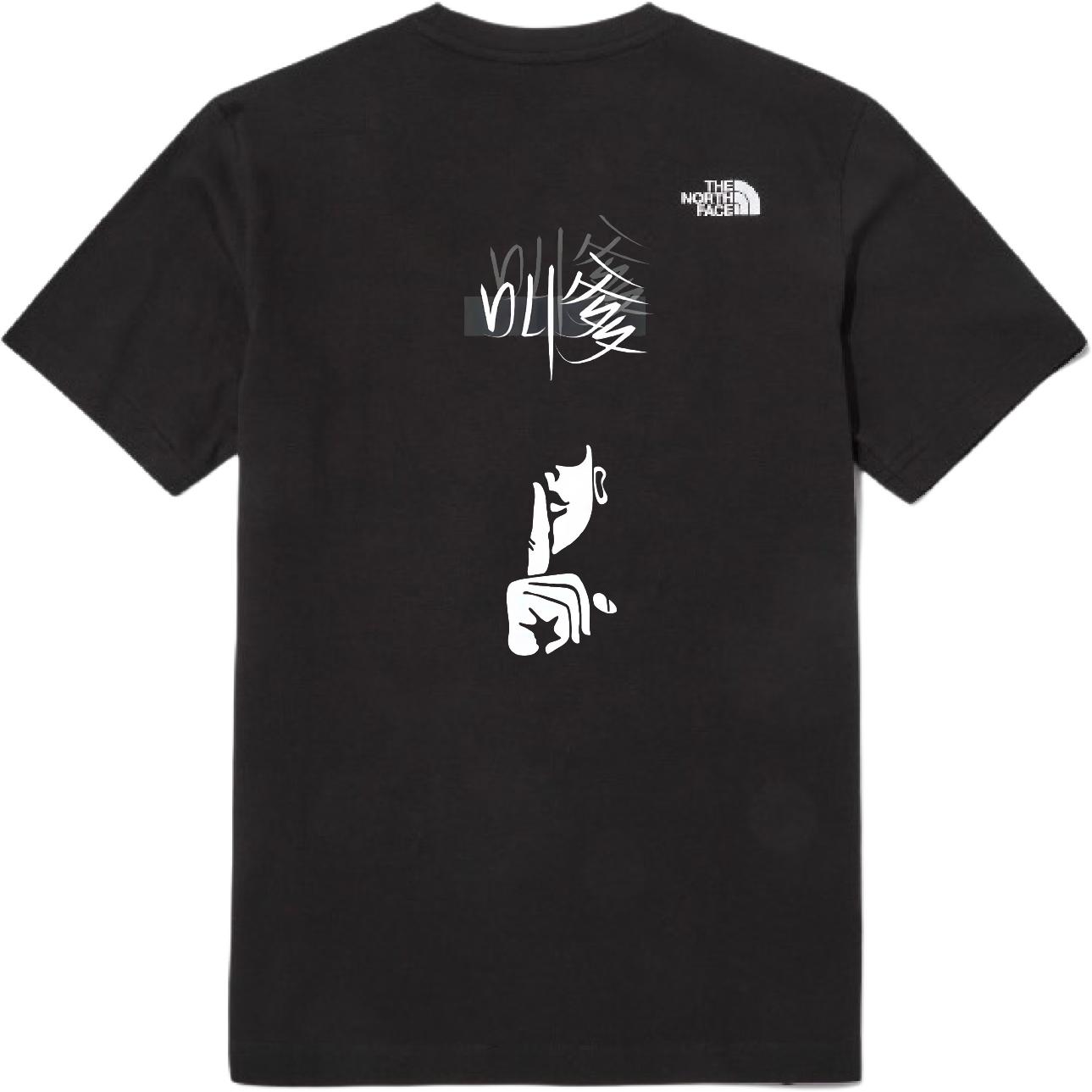 

THE NORTH FACE Футболка унисекс черная, Черный, THE NORTH FACE Футболка унисекс черная