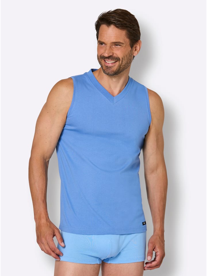 

Рубашка темно-синего + средне-синего + бордового цветов WITT WEIDEN