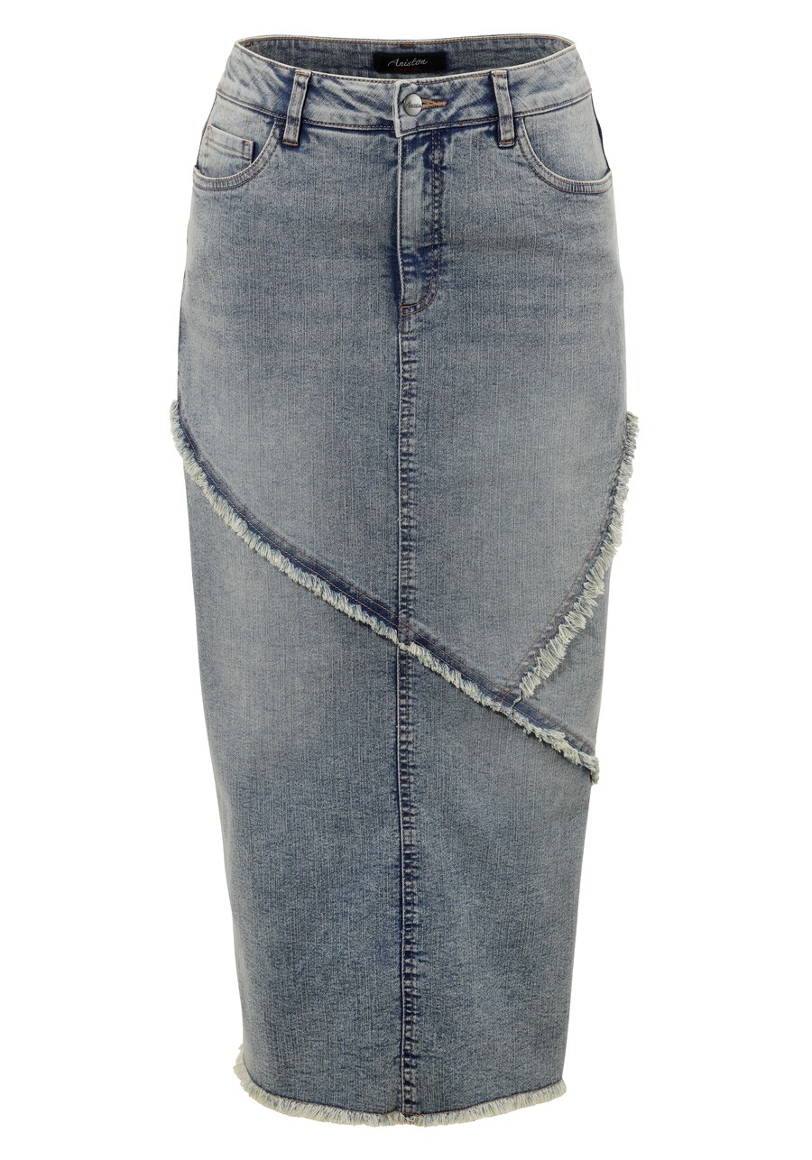 

Макси юбка Aniston CASUAL, Blue denim