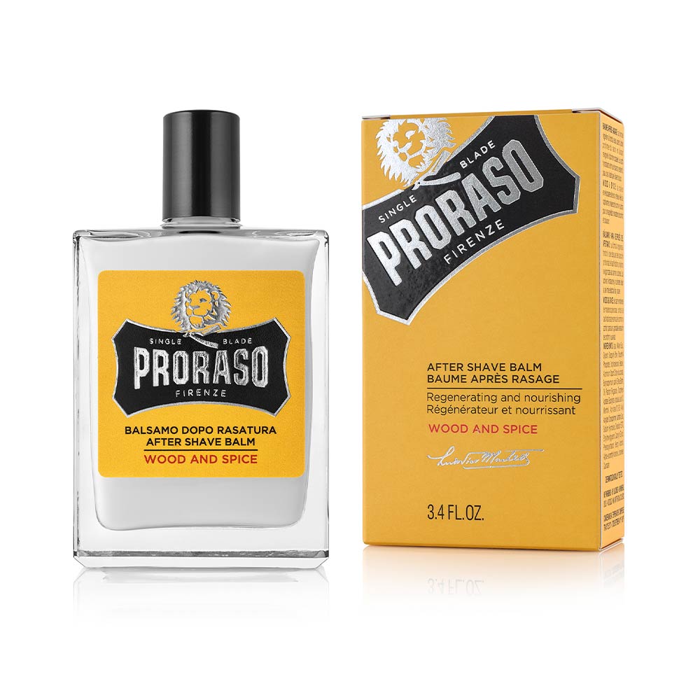 

бальзам после бритья Wood and spice after shave bálsamo Proraso, 100 мл